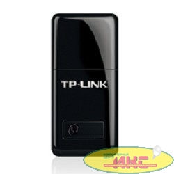 TP-Link TL-WN823N Беспроводной USB мини адаптер 300Мбит/с стандарта N c кнопкой QSS(Realtec)