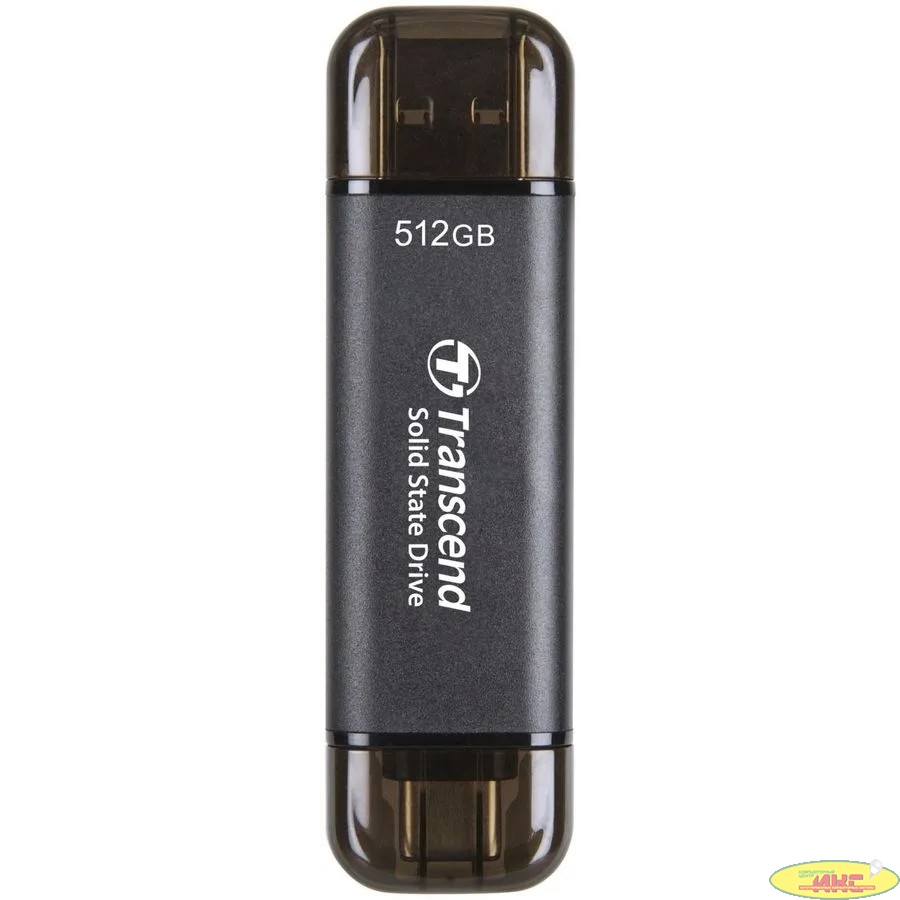 Накопитель SSD Transcend USB-C 512Gb TS512GESD310C серый USB