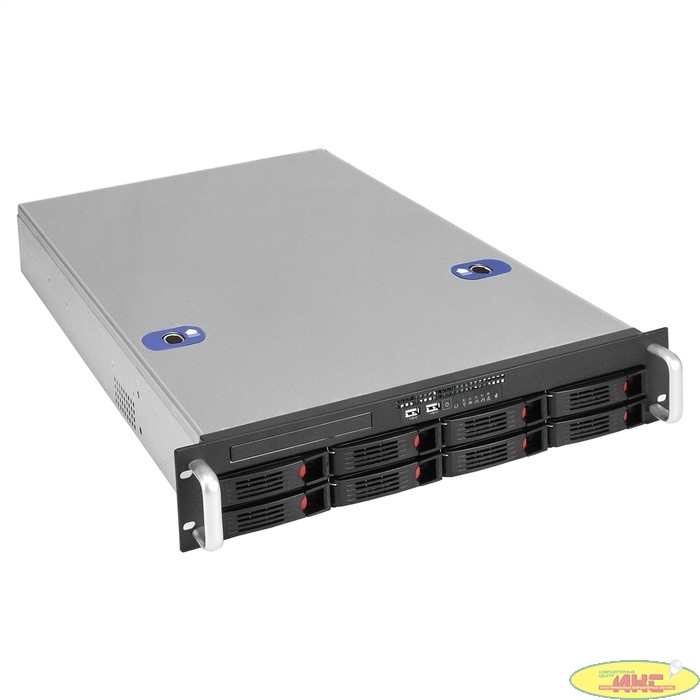 Exegate EX294562RUS Серверная платформа ExeGate Pro 2U660-HS08 <RM 19", высота 2U, глубина 660, Redundant БП 2x800W, 8xHotSwap, USB>