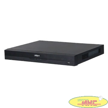 DAHUA DHI-NVR4216-16P-EI 16-канальный IP-видеорегистратор c PoE, 4K, H.265+, видеоаналитика, входящий поток до 256Мбит/с, 2 SATA III до 16Тбайт