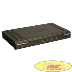 D-Link DVG-5008SG/A1A Голосовой шлюз с 8 FXS-портами, 1 WAN-портом 10/100/1000Base-T и 4 LAN-портами 10/1000Base-T