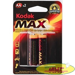 Kodak МАХ LR6-2BL  [KAA-2 ] (40/200/13200) (2шт в уп-ке)