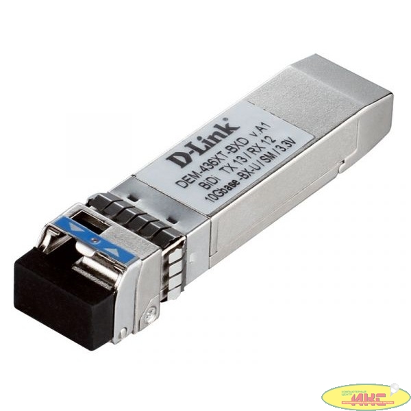 D-Link 436XT-BXD/40KM/B1A WDM трансивер SFP+ с 1 портом 10GBase-ER (Tx:1330 нм, Rx:1270 нм) для одномодового оптического кабеля (до 40 км)