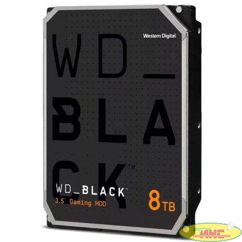 Жесткий диск/ HDD WD SATA3 8Tb Black 7200 128Mb 3.5" 1 year ocs  (replacement WD8001FZBX)