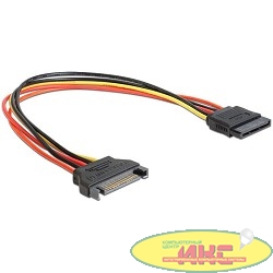 Cablexpert Удлинитель кабеля питания SATA 15pin(M)/15pin(F), 30см (CC-SATAMF-01)