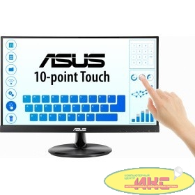 ASUS 21.5" VT229H Touch IPS LED, 1920x1080, 5ms, 250cd/m2, 178°/178°, 100mln:1,  D-SUB, HDMI, USB, колонки, Tilt, VESA, Black, 90LM0490-B01170