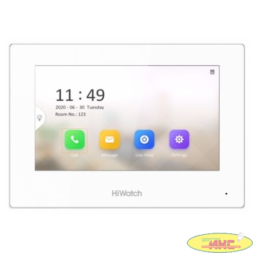 Видеодомофон HIWATCH Pro VDP-H3212W,  белый