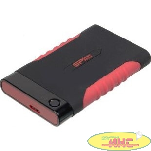 Silicon Power Portable HDD 2Tb Armor A15 SP020TBPHDA15S3L {USB3.0, 2.5", Shockproof, black-red}