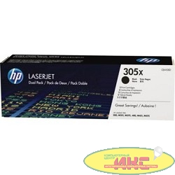 HP CE410XD Картридж ,Black{CLJ Pro 300 Color M351 /Pro 400 Color M451/Pro 300 Color MFP M375/Pro 400 Color MFP M475, Black, (Dual Pack)}