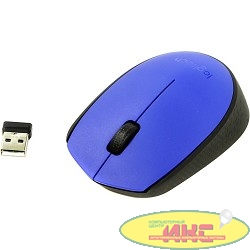 910-004640 Logitech Wireless Mouse M171, Blue 