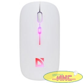Defender Touch MM-997 { Беспроводная оптическая мышь, бел,2.4+BT,RGB,500mAh,бесшумн } [52998]