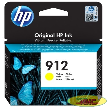 HP 3YL79AE Картридж № 912 струйный желтый (315 стр) {HP OfficeJet 801x/802x}