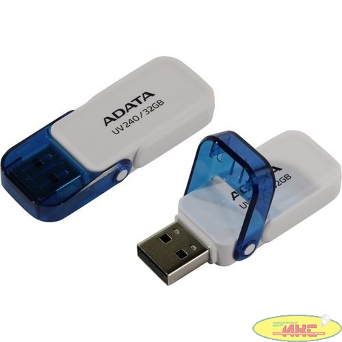Флеш накопитель 32GB A-DATA UV240, USB 2.0, Белый