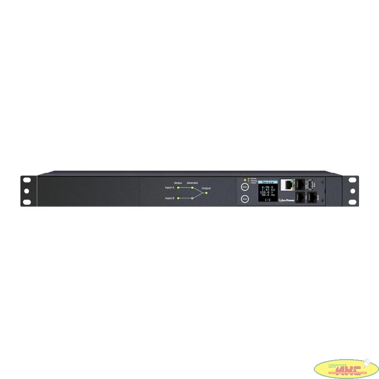 ATS CyberPower PDU44005 1U type, 16Amp,SNMP, plug IEC 320 C20, (8) IEC 320 C13 (2) IEC 320 C19  (PDU20SWHVIEC10ATNET)