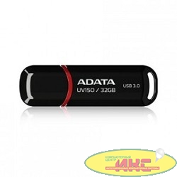 A-DATA Flash Drive 32Gb UV150 AUV150-32G-RBK {USB3.0, Black}