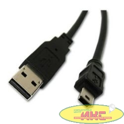 Gembird PRO CCP-USB2-AM5P-6 USB 2.0 кабель для соед. 1.8м  А-miniB (5 pin)  позол.конт., пакет 