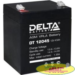 Delta DT 12045 (4.5 А\ч, 12В) свинцово- кислотный аккумулятор  