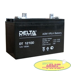 Delta DT 12100 (100 А\ч, 12В) свинцово- кислотный аккумулятор  