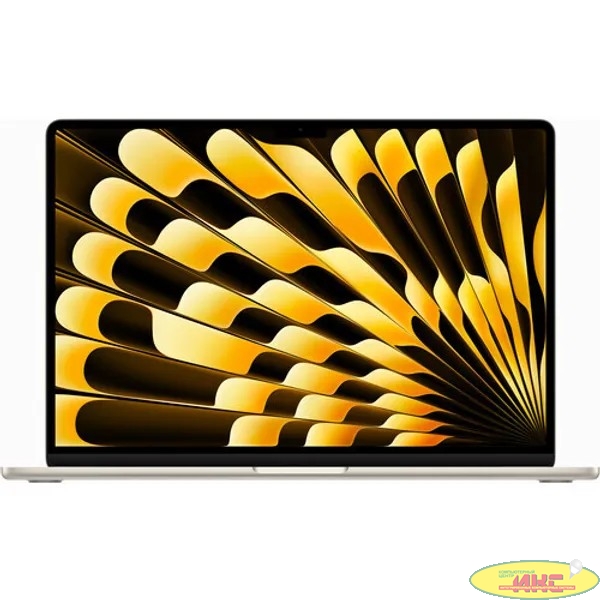 Apple MacBook Air 15 2023 [MQKU3LL/A] (КЛАВ.РУС.ГРАВ.) Starlight 15.3" Liquid Retina {(2880x1864) M2 8C CPU 10C GPU/8GB/256GB SSD} (A2941 США)