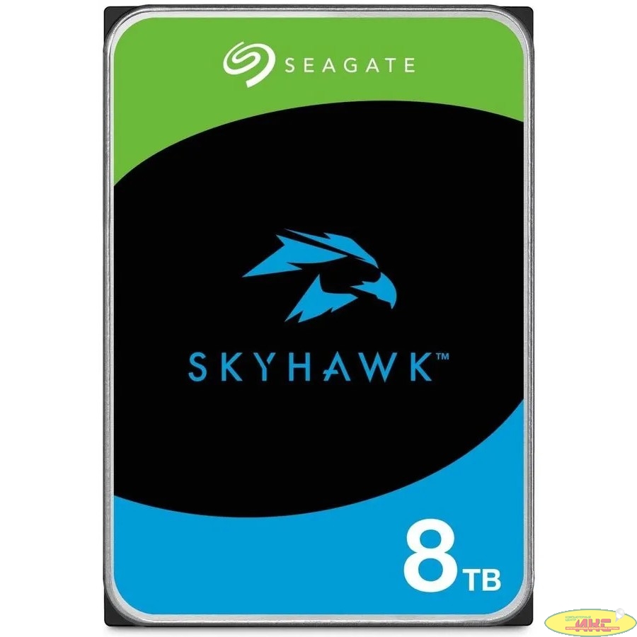 Жесткий диск Seagate SATA-III 8Tb ST8000VX010 Skyhawk (7200rpm) 256Mb 3.5"