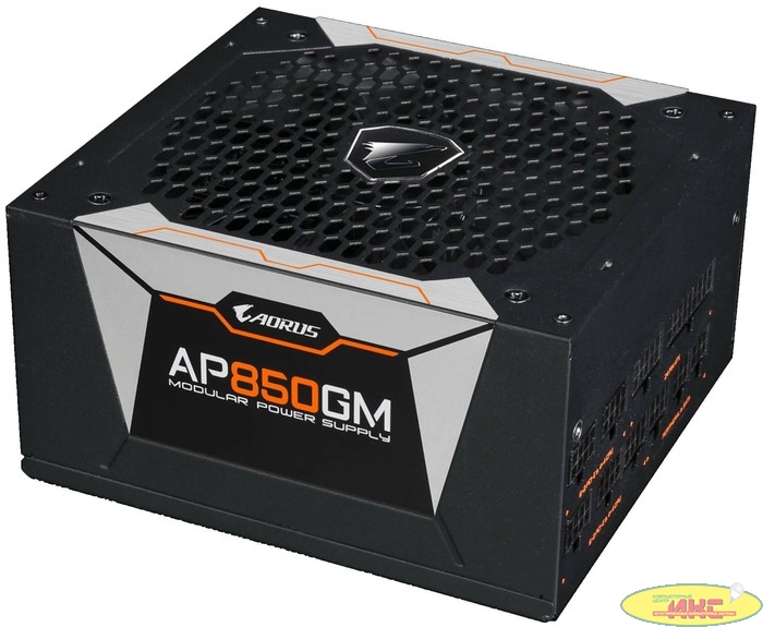 Блок питания Gigabyte ATX 850W AORUS GP-AP850GM 80+ gold 24+2x(4+4) pin APFC 135mm fan 6xSATA Cab Manag RTL