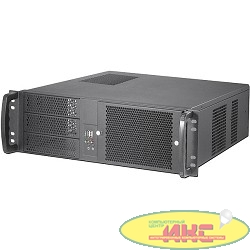 Procase EM338F-B-0 Корпус 3U Rack server case,съемный фильтр, черный, без блока питания, глубина 380мм, MB 12"x9.6"