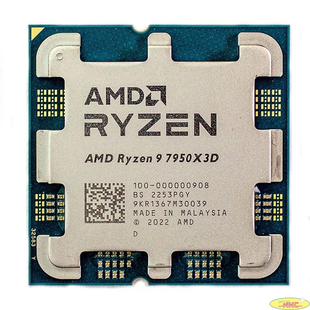 CPU AMD Ryzen 9 7950X3D OEM (100-000000908) {4.2-5.7Ghz  AM5}