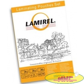 Lamirel Пленка для ламинирования LA-78787(01) (набор А4, A5, A6 по 25 шт., 75 мкм, 75 шт. в уп.)