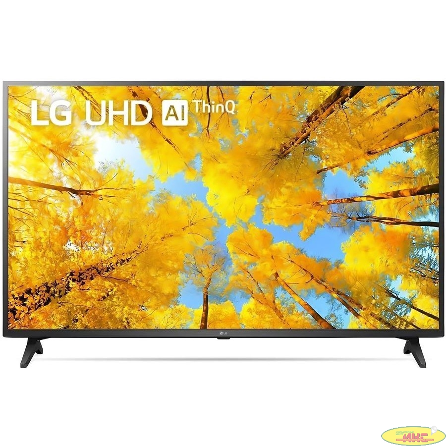 LG 50" 50UQ75006LF.ARUB черный {4K Ultra HD 60Hz DVB-T DVB-T2 DVB-C DVB-S DVB-S2 USB WiFi Smart TV (RUS)}