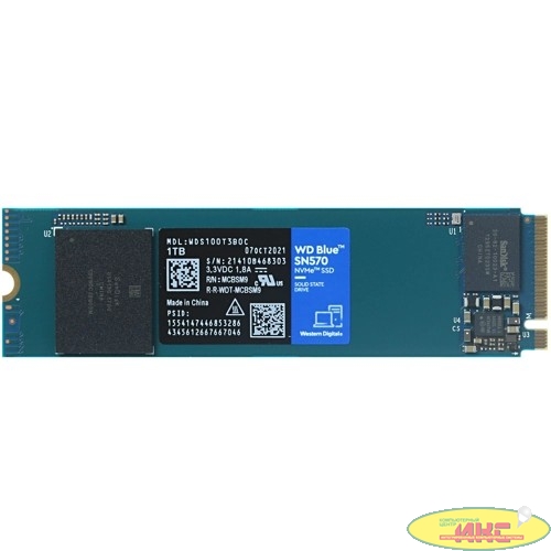 WD SSD M.2 1Tb WDS100T3B0C