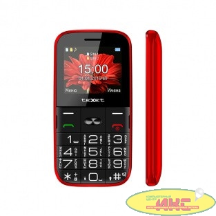TEXET TM-B227 Мобильный телефон цвет красный