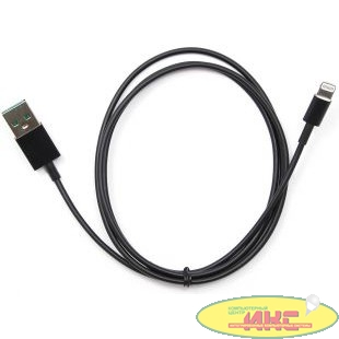 Cablexpert Кабель USB 2.0 AM/Lightning, для iPhone5/6/7/8/X, IPod, IPad, 1м, черный, пакет (CC-USB-AP2MBP)