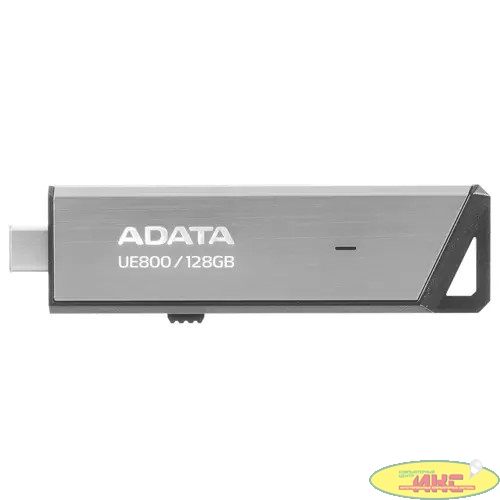 Флешка USB (Type-C) A-Data UE800 128ГБ, USB3.2, серебристый [aeli-ue800-128g-csg]