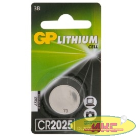 GP CR2025-2C1  (1 шт. в уп-ке)