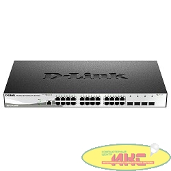 D-Link DGS-1210-28X/ME/B1A Управляемый коммутатор 2 уровня с 24 портами 10/100/1000Base-T и 4 портами 10GBase-X SFP+