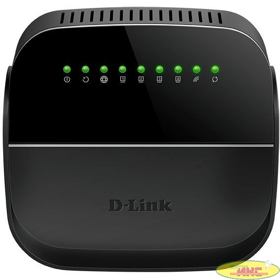 D-Link DSL-2740U/R1A Беспроводной маршрутизатор N300 ADSL2+, с поддержкой Ethernet WAN (Annex A)