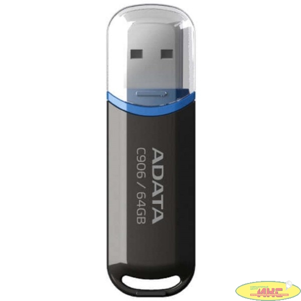 Флеш накопитель 64GB A-DATA Classic C906, USB 2.0, Черный