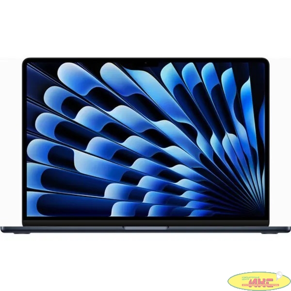 Apple MacBook Air 15 2023 [MQKX3LL/A] (КЛАВ.РУС.ГРАВ.) Midnight 15.3" Liquid Retina {(2880x1864) M2 8C CPU 10C GPU/8GB/512GB SSD} (A2041 США)