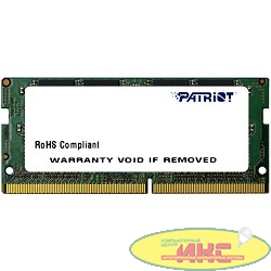 Patriot DDR4 SODIMM 8GB PSD48G213381S (PC3-17000, 2133MHz, 1.2V)