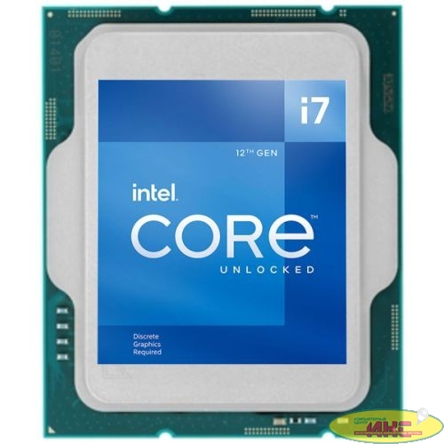 CPU Intel Core i7-12700KF Alder Lake OEM {3.6 ГГц/ 4.9 ГГц в режиме Turbo, 25MB, LGA1700}