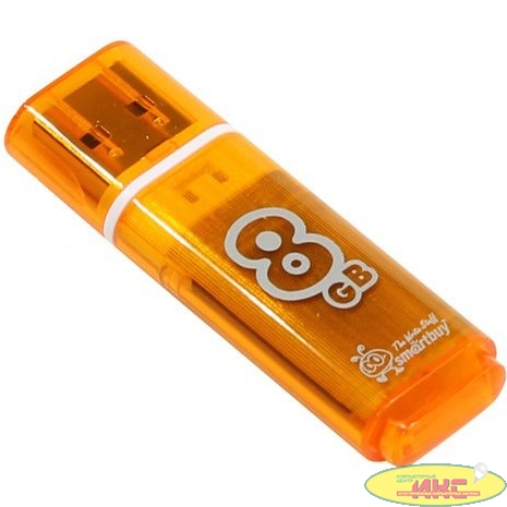 Smartbuy USB Drive 8Gb Glossy series Orange SB8GBGS-Or