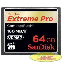 Compact Flash 64Gb Sandisk, SDCFXPS-064G-X46 Extreme Pro 1000-x