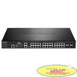 D-Link DXS-3400-24TC PROJ Управляемый коммутатор с 20 портами 10GBase-T и 4 комбо-портами 10GBase-T/SFP+