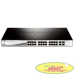 D-Link DGS-1210-28/ME/A2A Управляемый коммутатор 2 уровня с 24 портами 10/100/1000Base-T и 4 портами 1000Base-X SFP