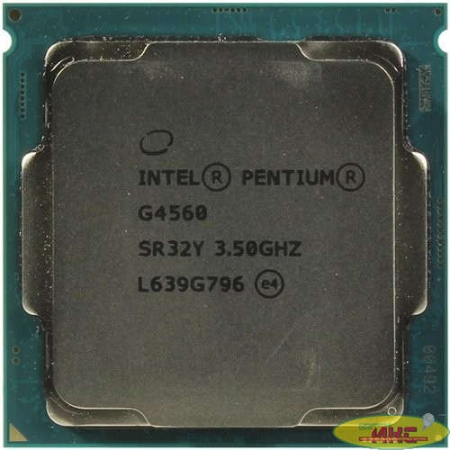 Процессор Intel Pentium G4560 S1151 OEM 3M 3.5G CM8067702867064 S R32Y IN Intel Pentium G4560 построен на прогрессивной архитектуре Kaby Lake и устанавливается в сокета LGA 1151.