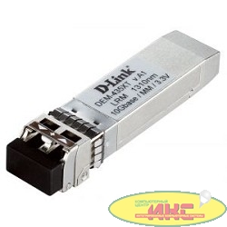 D-Link DEM-435XT/C1A SFP-трансивер с 1 портом 10GBase-LRM для многомодового оптического кабеля (до 200 м)