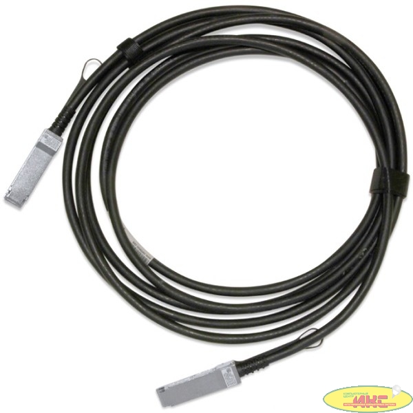 Mellanox® Passive Copper cable, ETH 100GbE, 100Gb/s, QSFP28, 3m, Black, 26AWG, CA-N