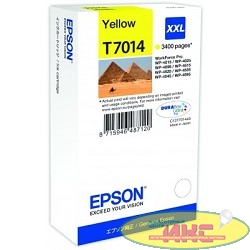 EPSON C13T70144010 WP 4000/4500 Series Ink XXL Cartridge Yellow 3.4k