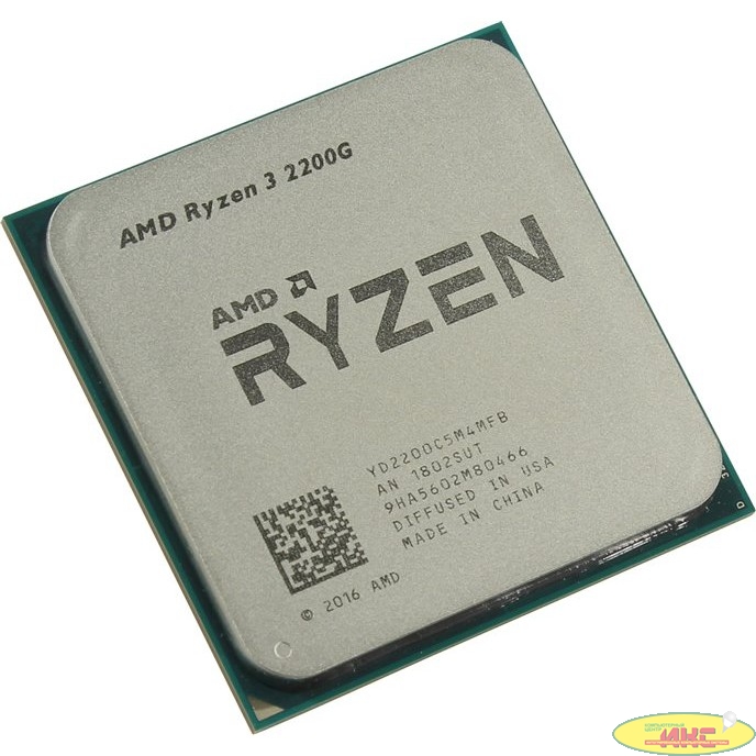 CPU AMD Ryzen Ryzen 3 2200G OEM {3.5-3.7GHz, 4MB, 65W, AM4, RX Vega Graphics}