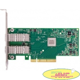 Mellanox ConnectX-4 Lx EN network interface card, 10GbE dula-port SFP+, PCIe3.0 x8, tall bracket, ROHS R6 (MCX4121A-XCAT)